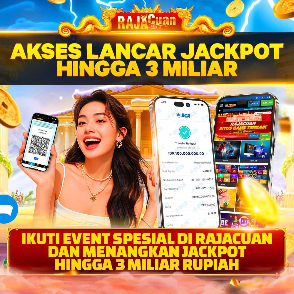 Rajacuan - Jackpot Slot Online Terbesar Hingga 3 Miliar Rupiah